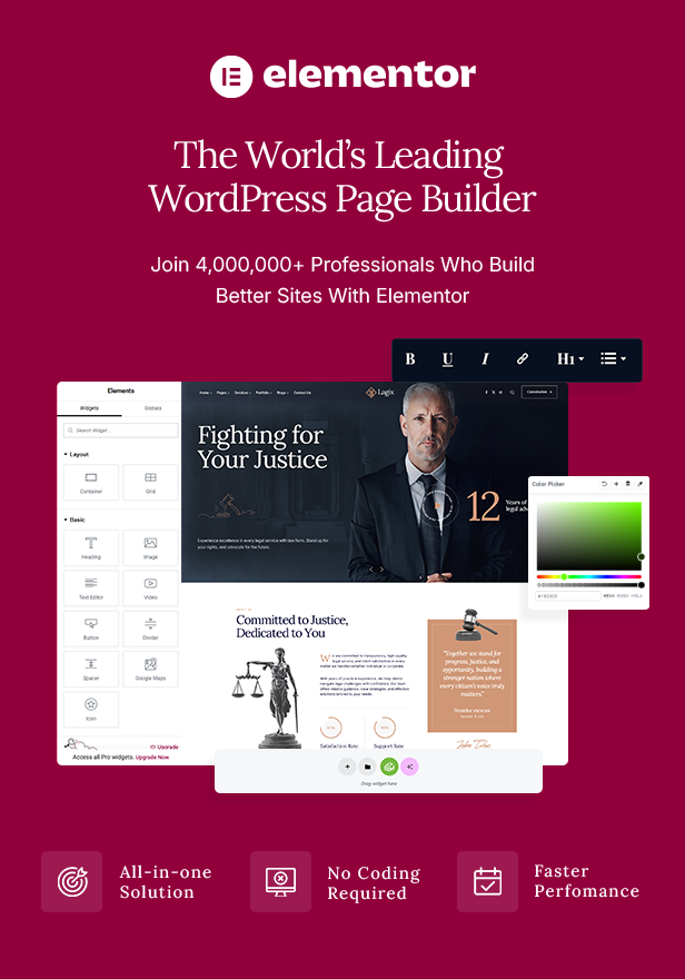 Lagix - Attorney & Law Firm WordPress Theme
