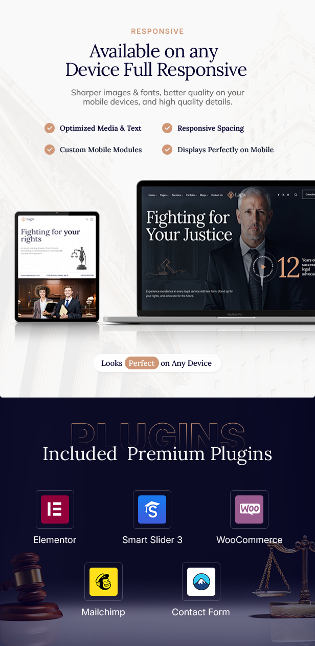 Lagix - Attorney & Law Firm WordPress Theme